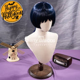 【In Stock】Game Genshin Impact The Wanderer Scaramouche Kunikuzushi Purple Short Cosplay Wig Wigs